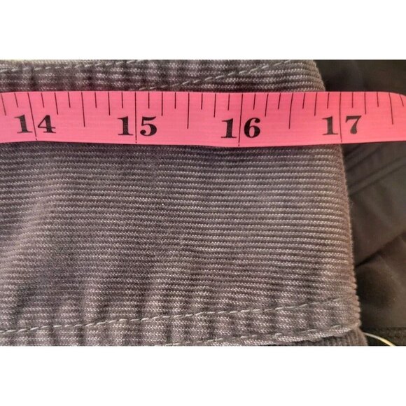 Athleta Ridge Corduroy Drawstring Sport Mini Skirt Purple Size 10 - Picture 7 of 7